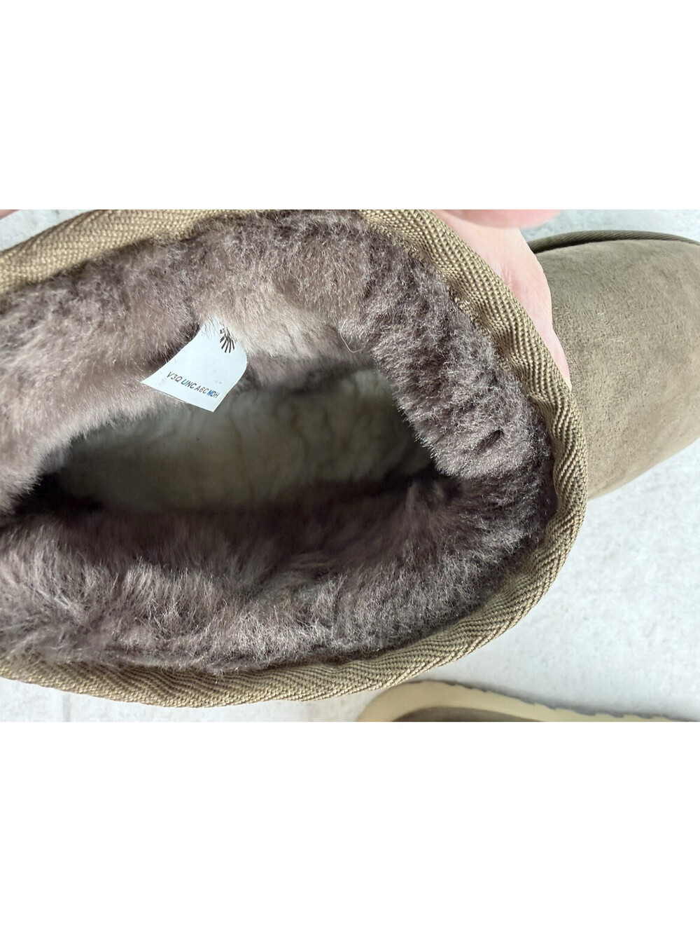 UGG Women's Classic Mini Boot Brown Shearling Ankle Bootie Size 11 EU 44 NWOB - Picture 11 of 11